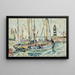 Bateaux au port de l'île de Groix - Paul Signac — ingelijst kunstwerk aan de muur