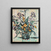 Bloemenboeket iris aronskelk tulpen in een vaas van André Metthey - Paul Signac — ingelijst kunstwerk aan de muur