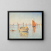 Concarneau in de rust van de ochtend - Paul Signac — ingelijst kunstwerk aan de muur