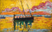 Concarneau studie - Paul Signac — weergave van het kunstwerk