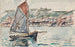 Zeilboot veroveraar - Paul Signac — weergave van het kunstwerk