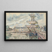 Goélettes aan de kade - Paul Signac — ingelijst kunstwerk aan de muur