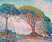 La Baie de Saint-Tropez - Paul Signac — weergave van het kunstwerk