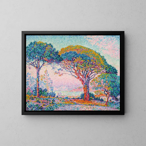 La Baie de Saint-Tropez - Paul Signac — ingelijst kunstwerk aan de muur