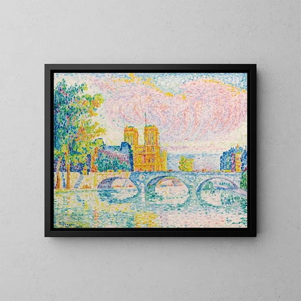 La Cité Paris - Paul Signac — ingelijst kunstwerk aan de muur