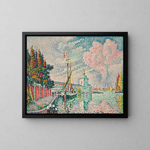 La Douane de Venise - Paul Signac — ingelijst kunstwerk aan de muur