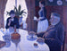 De eetkamer - Paul Signac — weergave van het kunstwerk