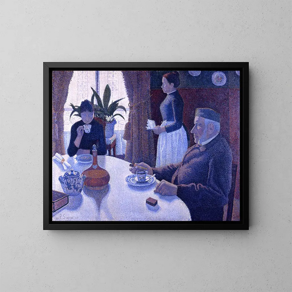 De eetkamer - Paul Signac — ingelijst kunstwerk aan de muur