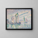 Le Chenal de La Rochelle - Paul Signac — ingelijst kunstwerk aan de muur