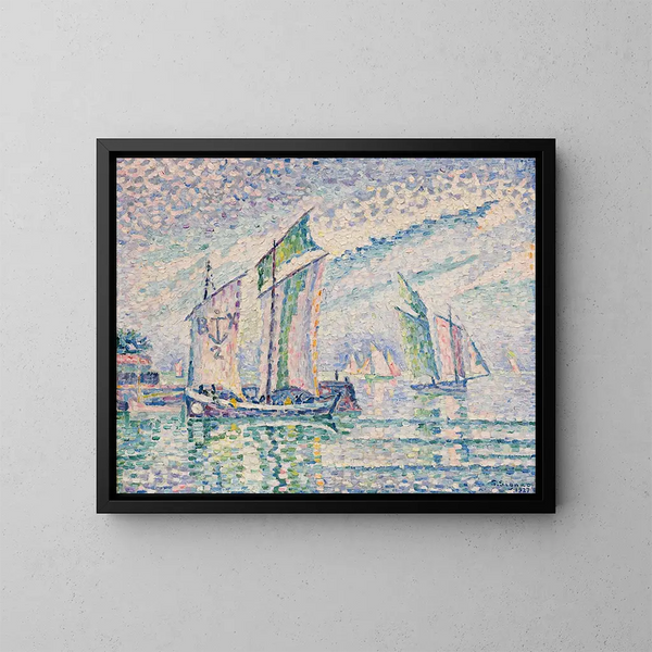 Le Chenal de La Rochelle - Paul Signac — ingelijst kunstwerk aan de muur