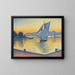 De haven bij zonsondergang, Opus 236, Saint-Tropez - Paul Signac — ingelijst kunstwerk aan de muur