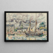 Het haven van Paimpol - Paul Signac — ingelijst kunstwerk aan de muur
