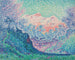 Les Diablerets, Loldenhorn en de Cabesson - Paul Signac — weergave van het kunstwerk