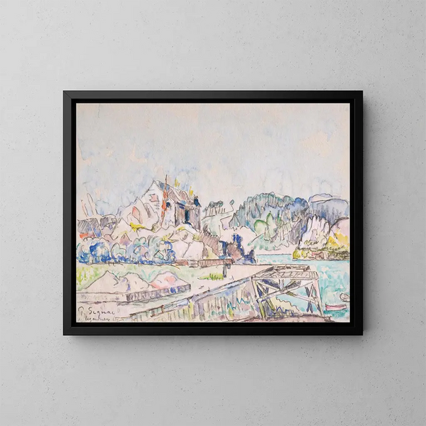Lézardrieux - Paul Signac — ingelijst kunstwerk aan de muur
