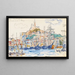 Marseille - Paul Signac — ingelijst kunstwerk aan de muur