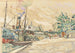 Parijs, De Seine bij de Pont des Saints-Pères - Paul Signac — weergave van het kunstwerk