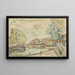Parijs, de Pont Louis-Philippe - Paul Signac — ingelijst kunstwerk aan de muur