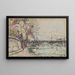 Pont des Arts - Paul Signac — framed artwork on a wall