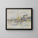 Vue du port de Dolonne - Paul Signac — ingelijst kunstwerk aan de muur
