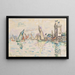 Sables-d'Olonne, de toren van Arundel - Paul Signac — ingelijst kunstwerk aan de muur