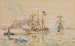 Saint-Malo, Les Terre-Neuvas (Conflictoplossing) - Paul Signac — weergave van het kunstwerk