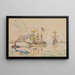 Saint-Malo, Les Terre-Neuvas (Conflictoplossing) - Paul Signac — ingelijst kunstwerk aan de muur