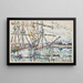 Saint-Malo de terre-neuvas - Paul Signac — ingelijst kunstwerk aan de muur