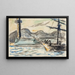 van Saint-Tropez Het vuurtoren en de pier - Paul Signac — ingelijst kunstwerk aan de muur