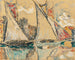 Saint-Tropez, zeilen droog - Paul Signac — weergave van het kunstwerk