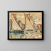 Saint-Tropez, zeilen droog - Paul Signac — ingelijst kunstwerk aan de muur
