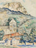 Sallanches La dent de Warens - Paul Signac — weergave van het kunstwerk