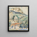 Sallanches La dent de Warens - Paul Signac — ingelijst kunstwerk aan de muur