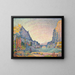 Sisteron - Paul Signac — framed artwork on a wall