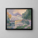 De sleepbootkanaal in Samois - Paul Signac — ingelijst kunstwerk aan de muur
