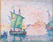 Venetië, de roze wolk 1909 - Paul Signac — weergave van het kunstwerk