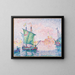 Venetië, de roze wolk 1909 - Paul Signac — ingelijst kunstwerk aan de muur