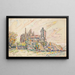 Viviers - Paul Signac — ingelijst kunstwerk aan de muur