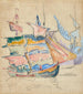 Zeilboten - Paul Signac — weergave van het kunstwerk
