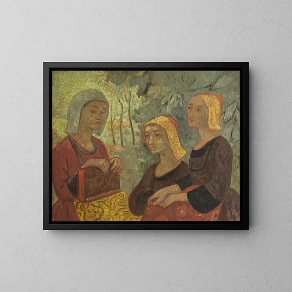 Bretonse schilderijen met een boek - Paul Sérusier — ingelijst kunstwerk aan de muur