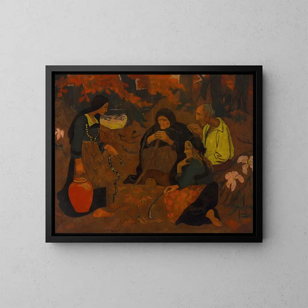 De slangeneters - Paul Sérusier — ingelijst kunstwerk aan de muur