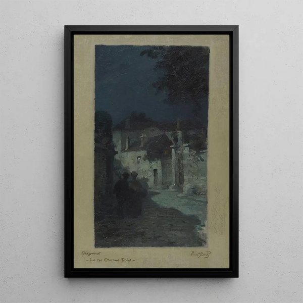 Rue Étienne Dolet landschap - Paul Steck — ingelijst kunstwerk aan de muur