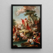 The Sermon of Saint John the Baptist - Paul Troger — framed artwork on a wall