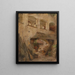 Vue d'une cour dans la Wachau - Paul Unbereit — ingelijst kunstwerk aan de muur
