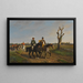 Terug van de jacht - Paul van der Vin — ingelijst kunstwerk aan de muur