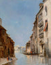 Venetië (Kanaal in Venetië), 1884 - Paul Vernon — zicht op het kanaal