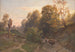 Avond op het platteland - Paul Weber — weergave van het kunstwerk