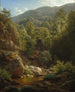 Scene in de Catskills - Paul Weber — weergave van het kunstwerk