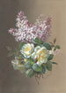 Rozen en lila - Paul de Longpré — weergave van het kunstwerk