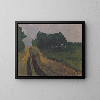 Paula ModersohnBecker - Evening landscape.webp