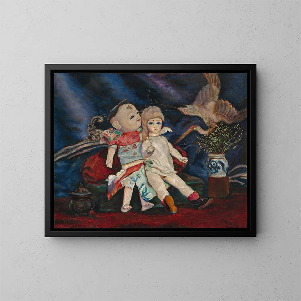 Les poupées orientales - Paul Ranson — framed artwork on a wall